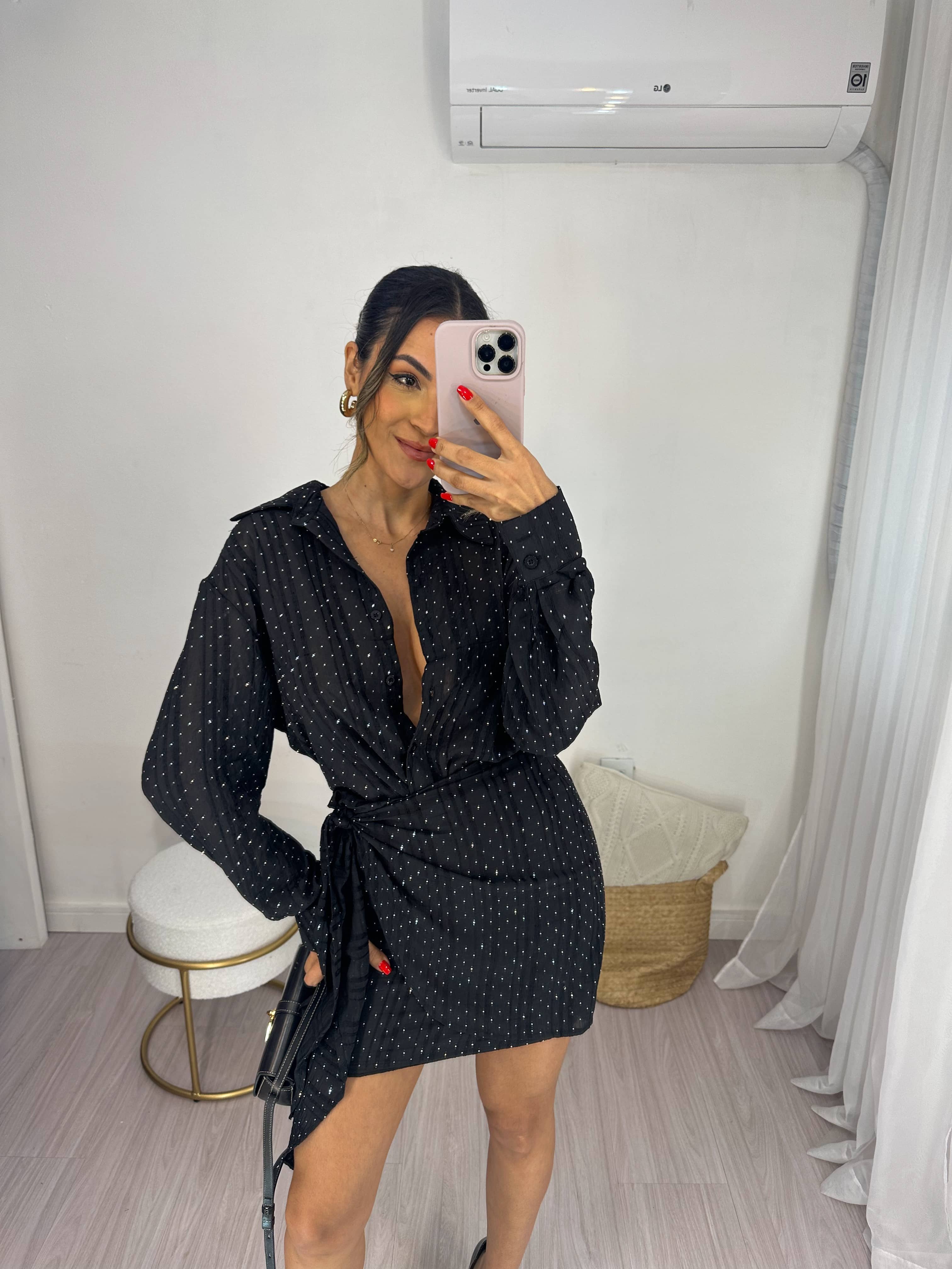 Conjunto Preto Karly Strass