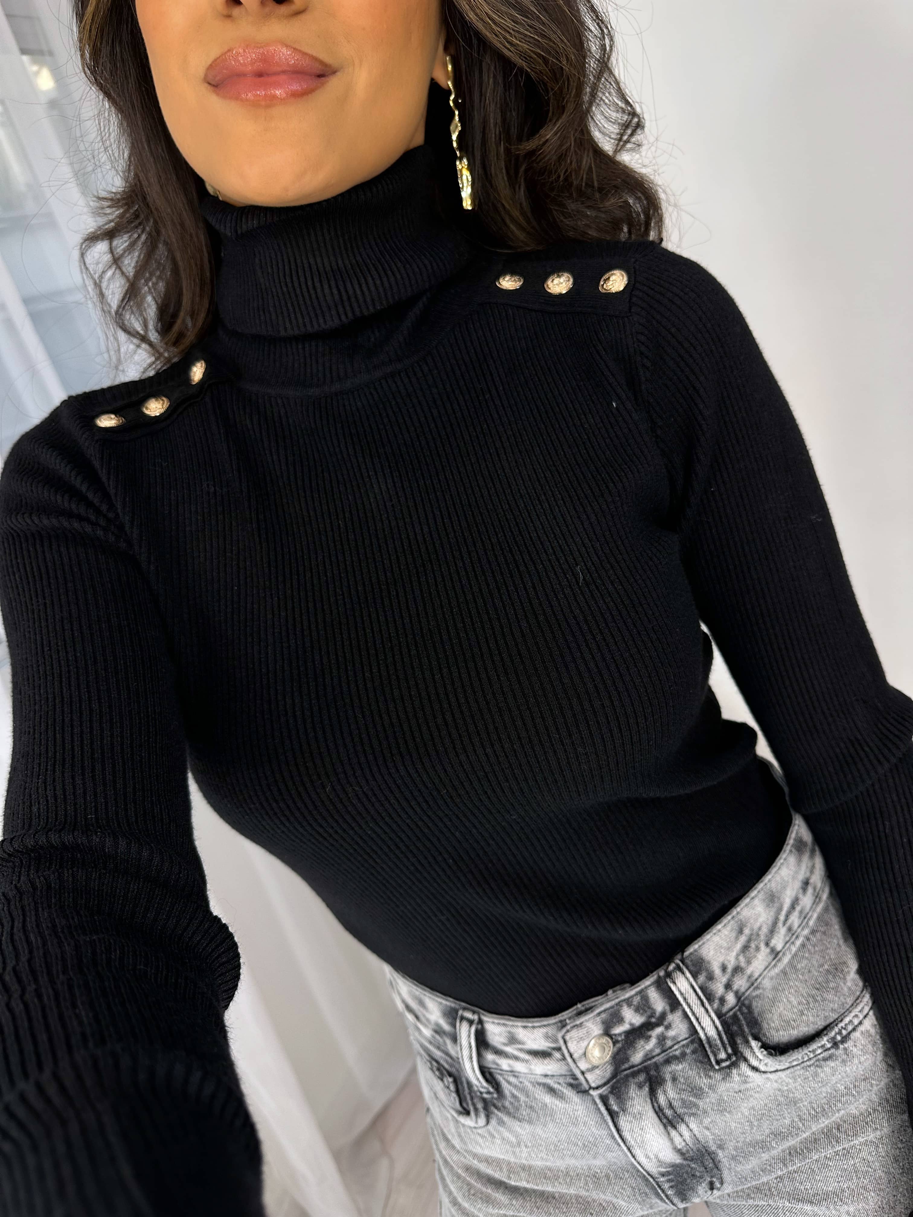 Blusa em modal Preto Kely