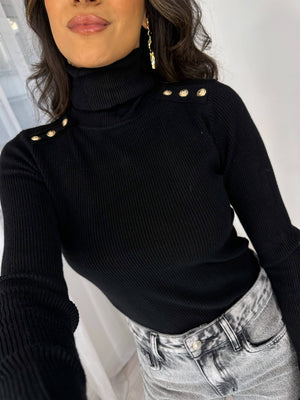 Blusa em modal Preto Kely