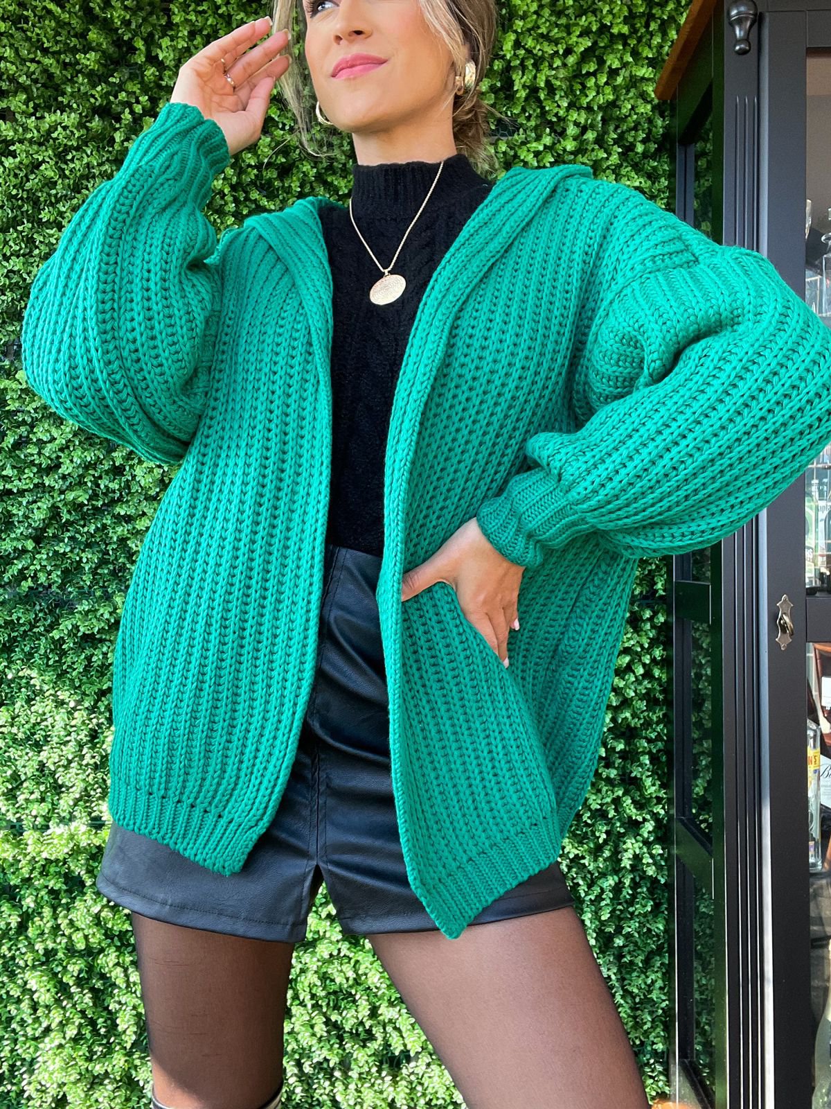 Casaco Tricot Kesha Verde