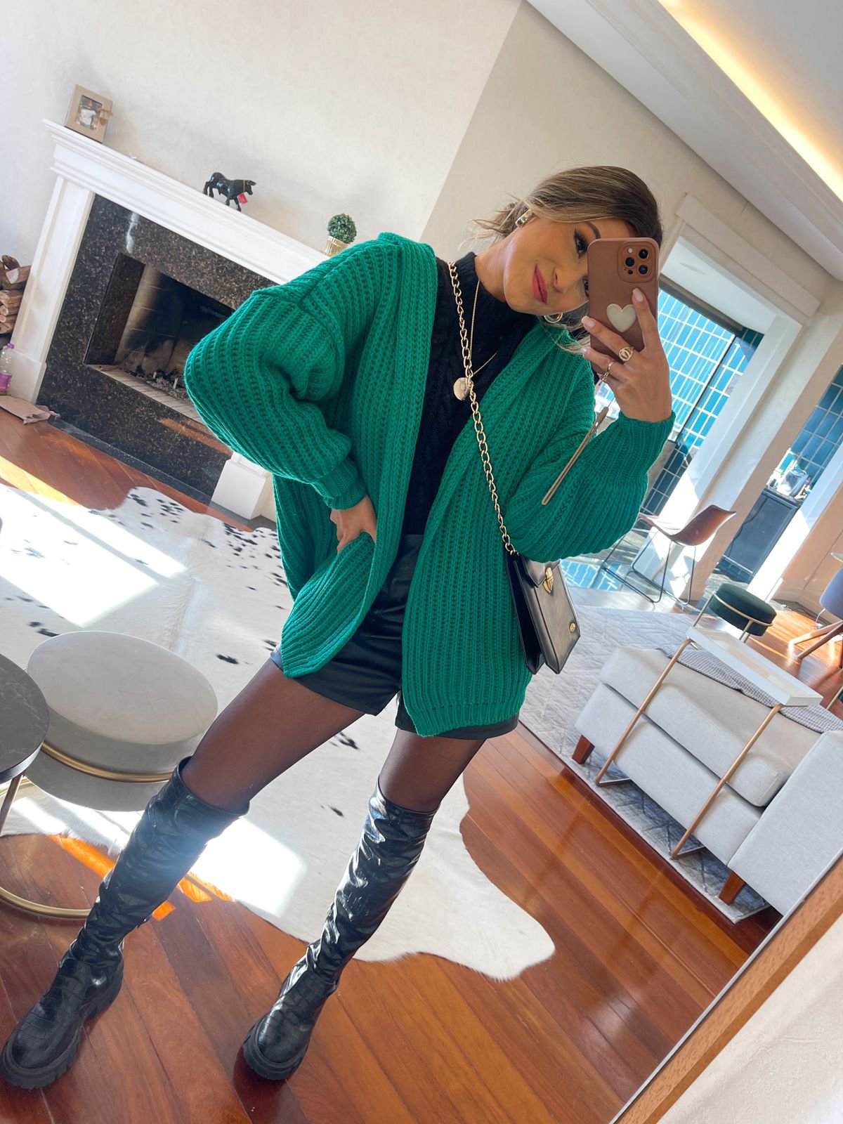 Casaco Tricot Kesha Verde