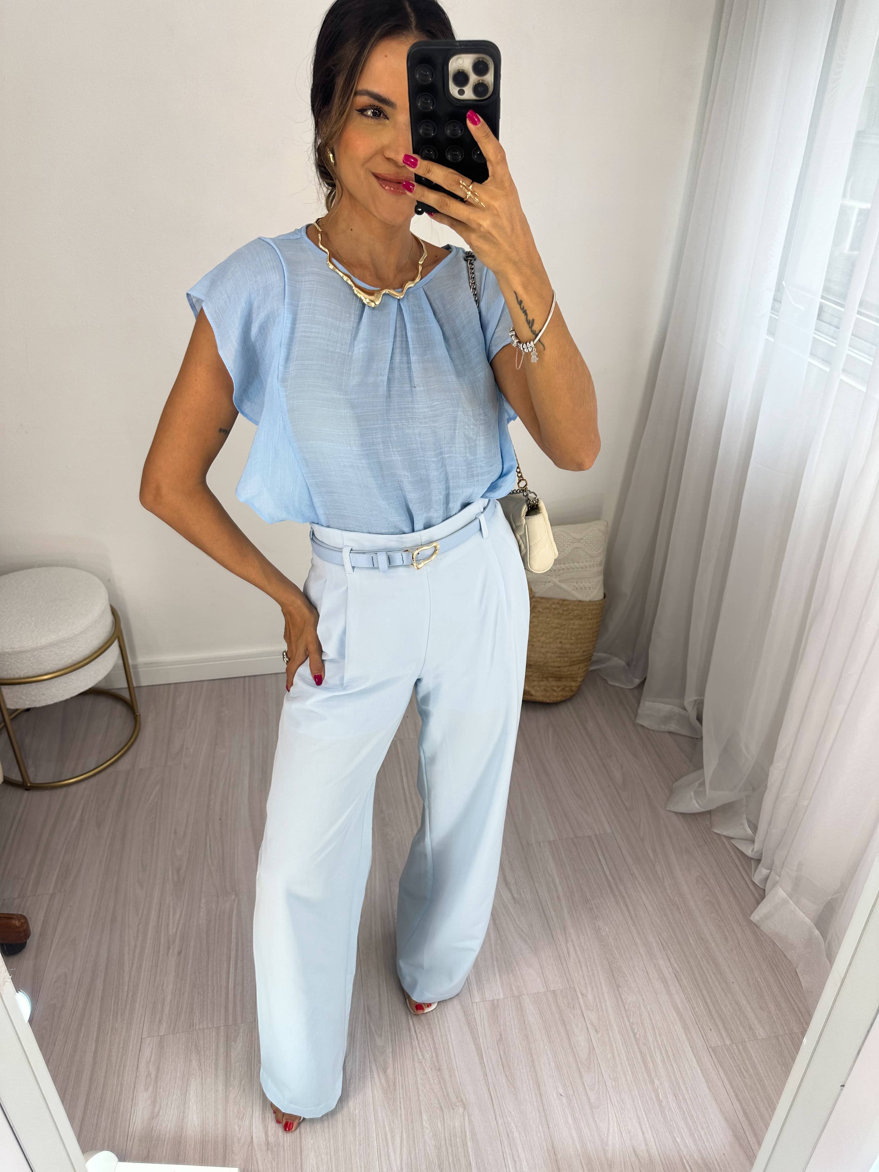 Blusa Baby Blue Lize