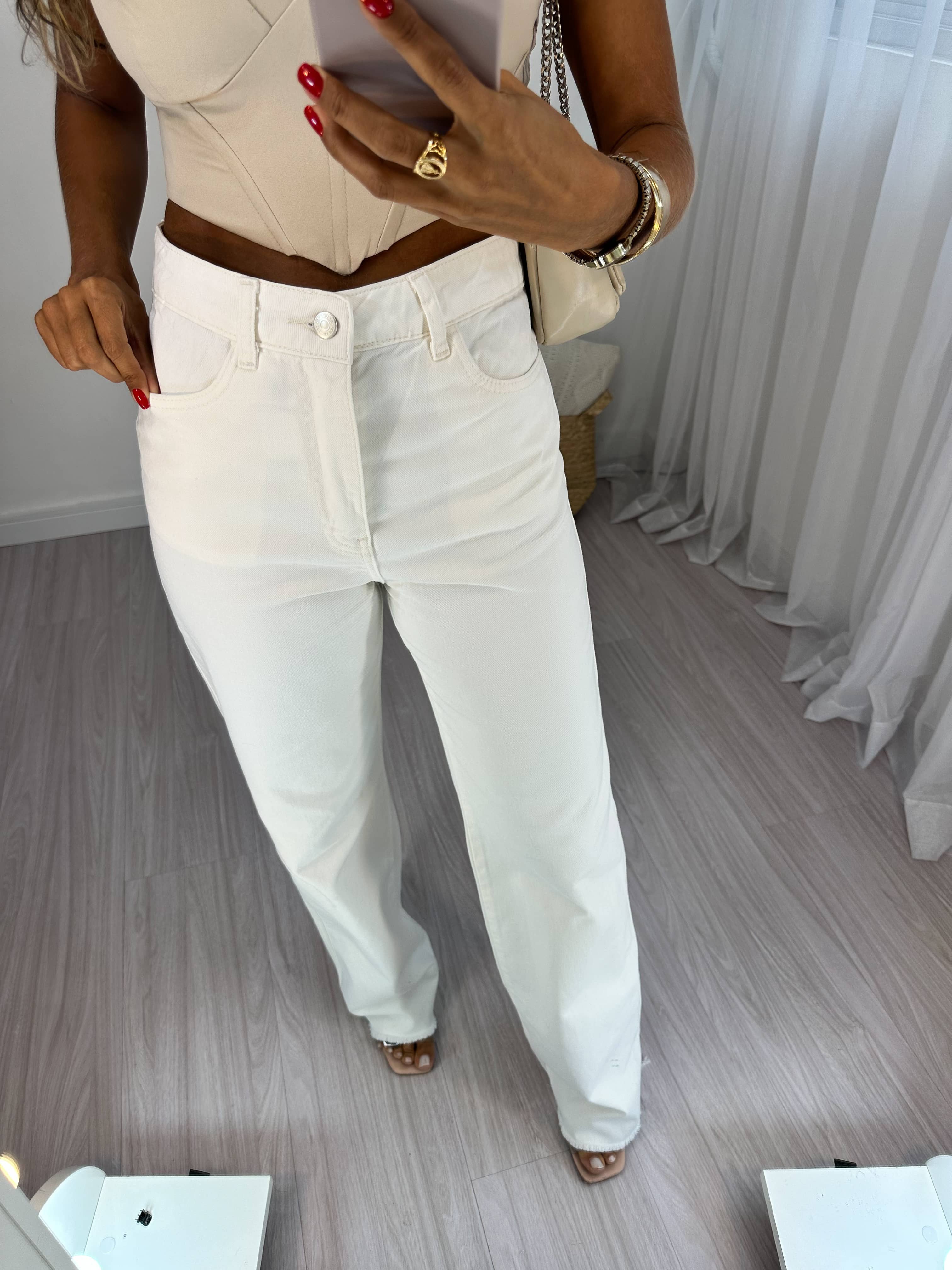 Calça Wide Leg Off Lara