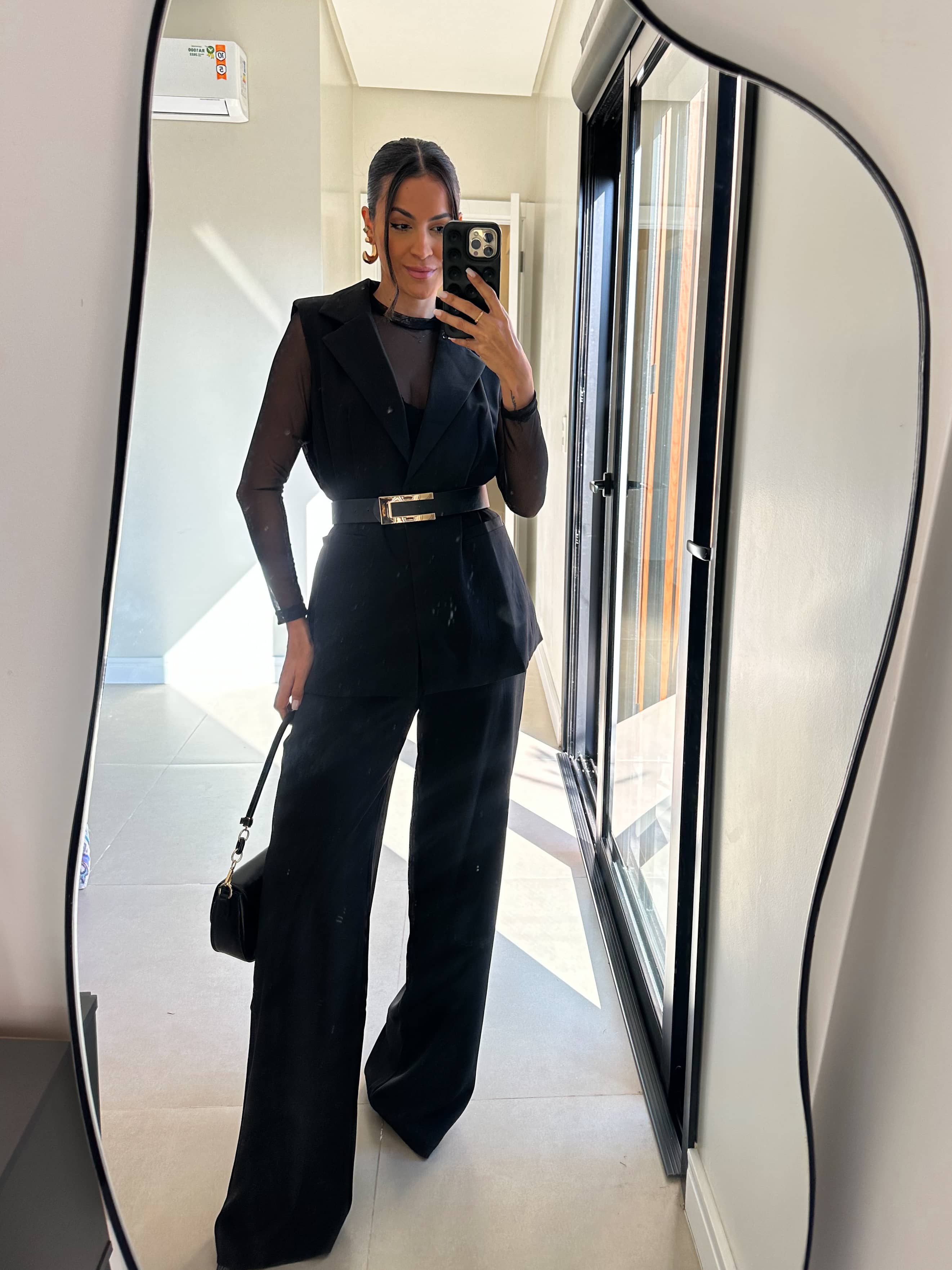 Conjunto Alfaiataria Preto Lyna