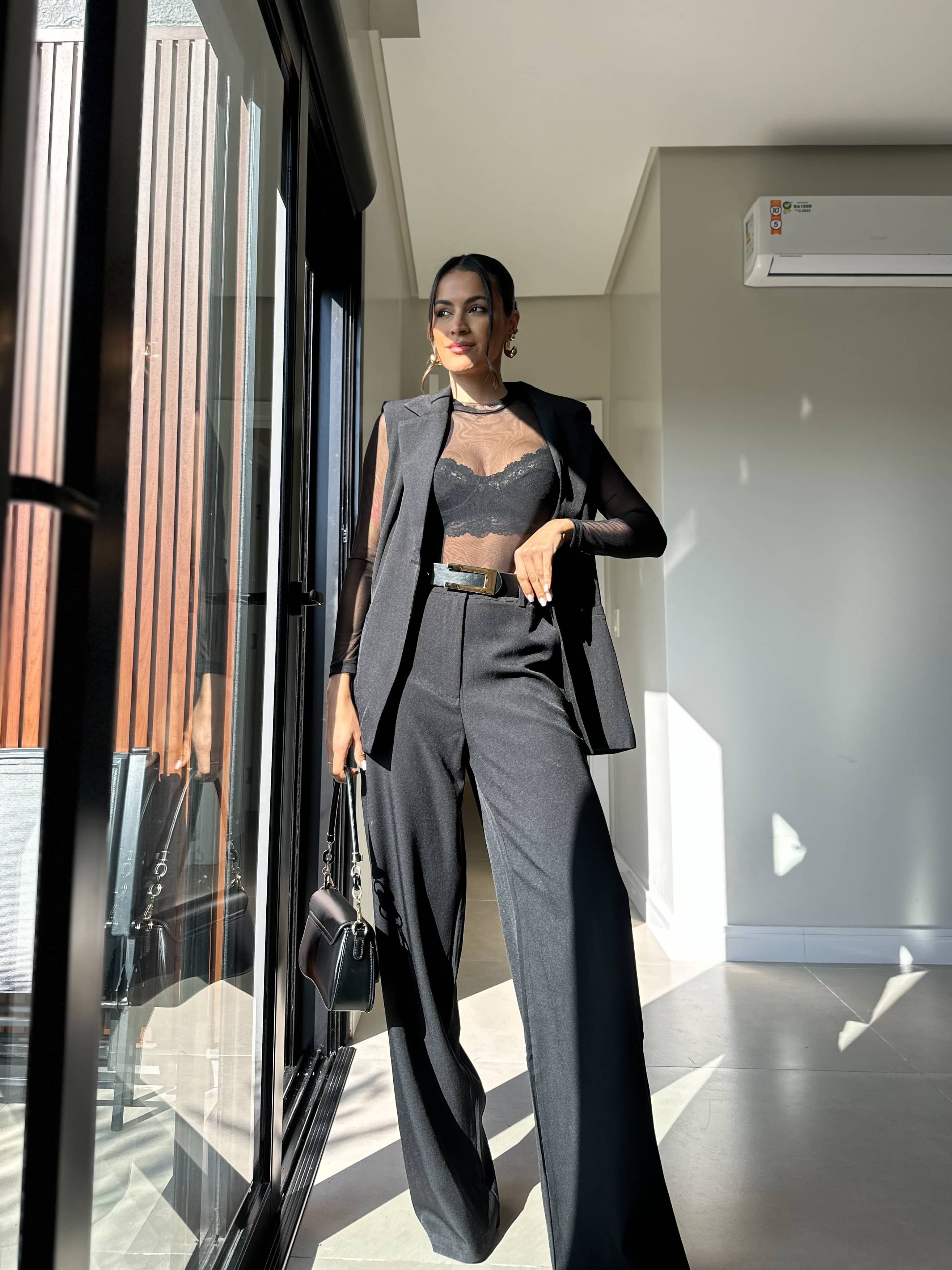 Conjunto Alfaiataria Preto Lyna