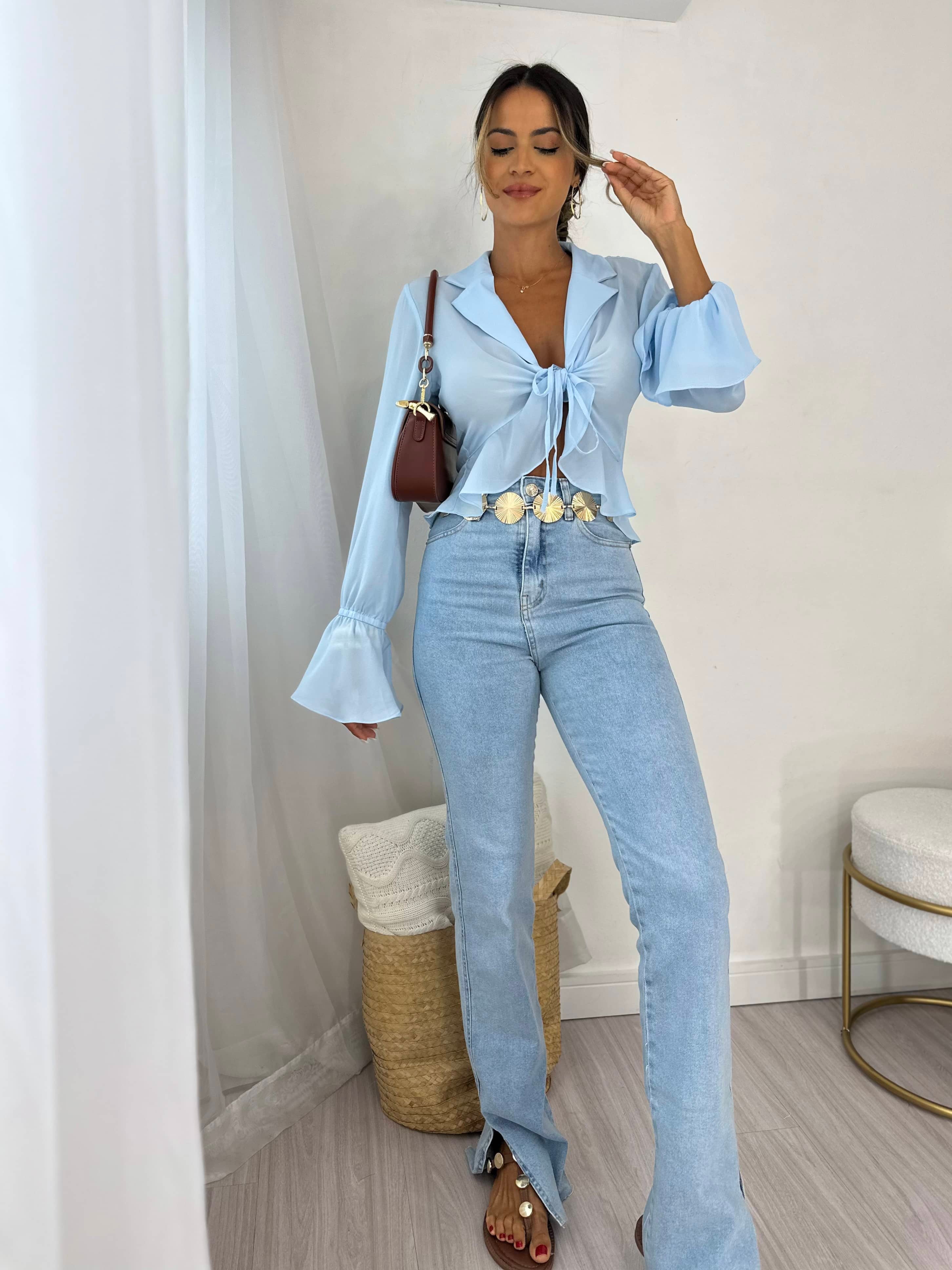 Calça Jeans Boot Cut Clara Marie