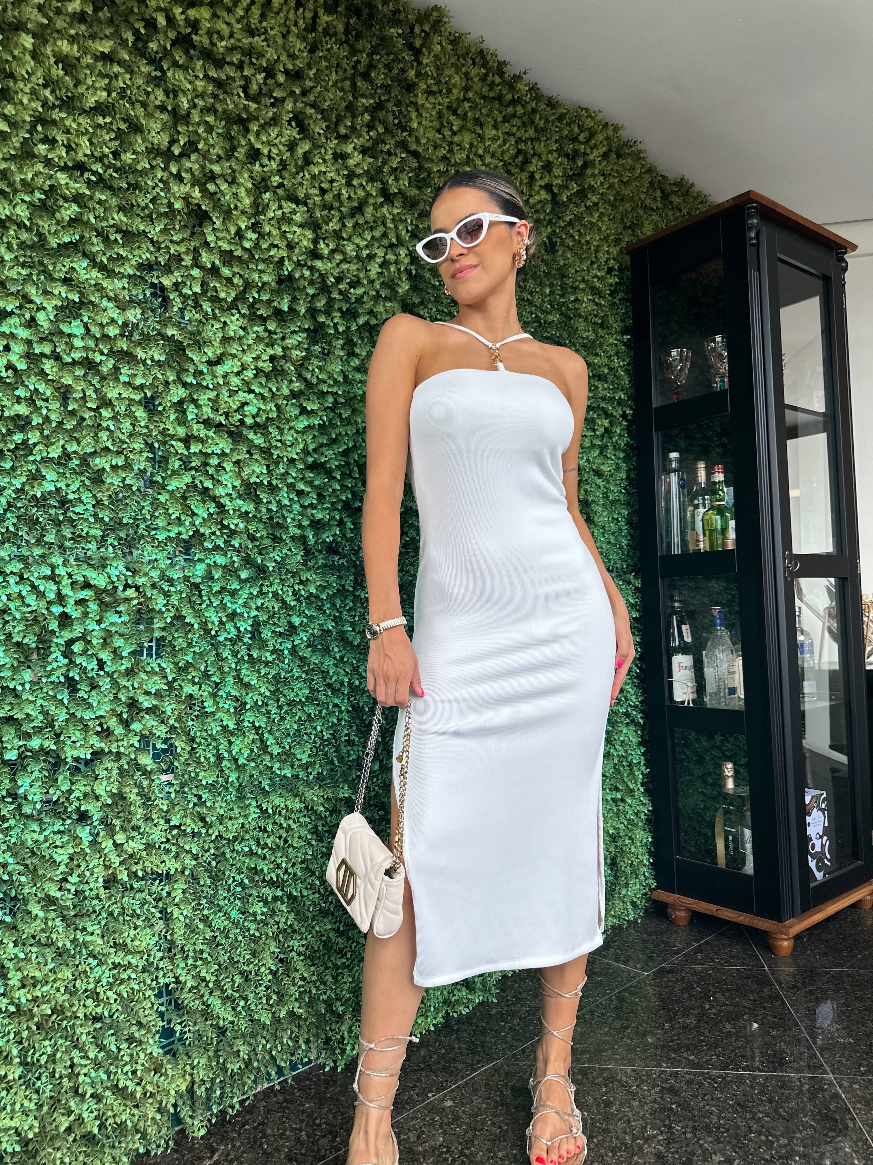 Vestido Canelado Maju Off