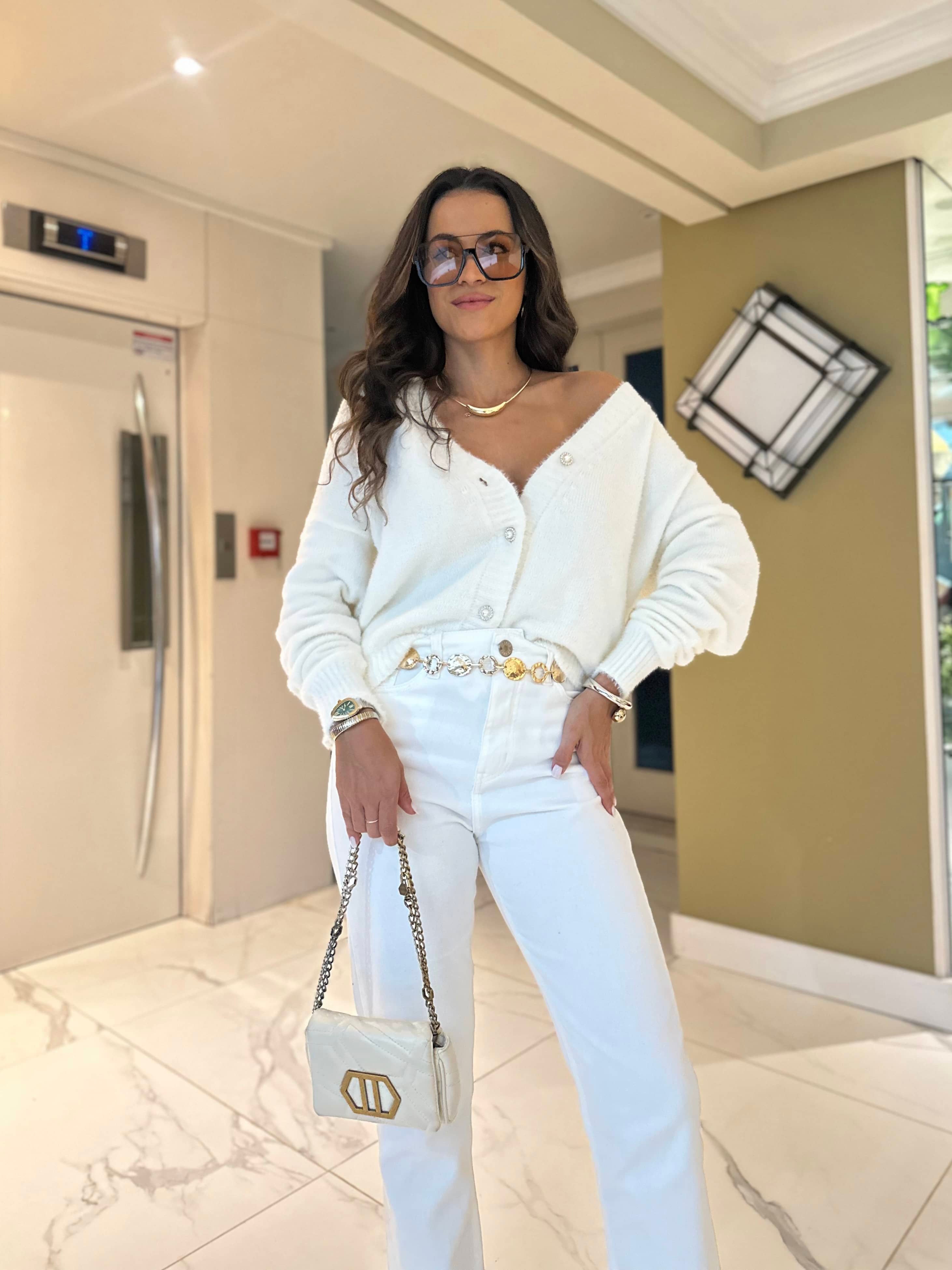 Casaco Tricot Off Myra