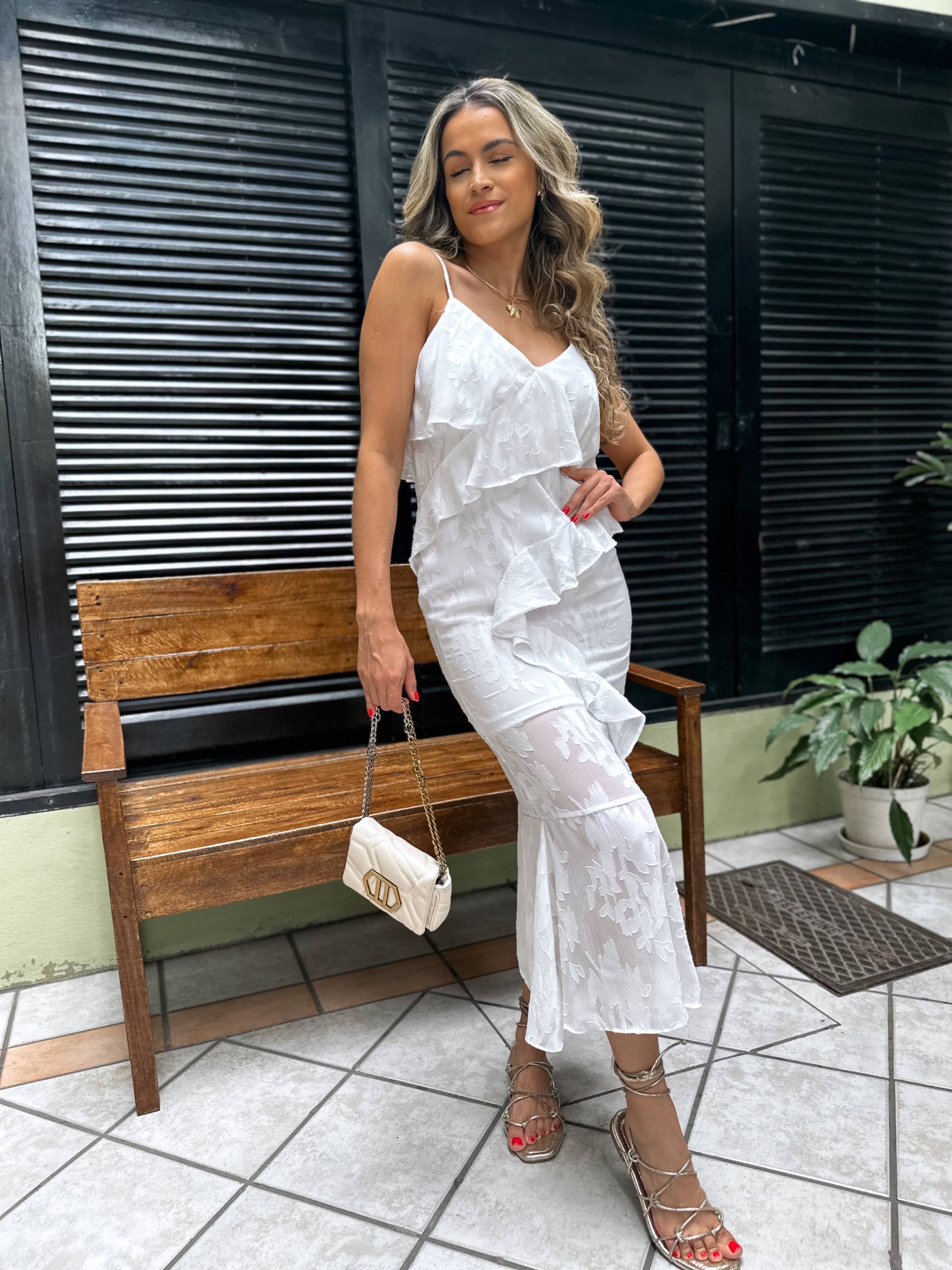 Vestido Midi Off Nanci