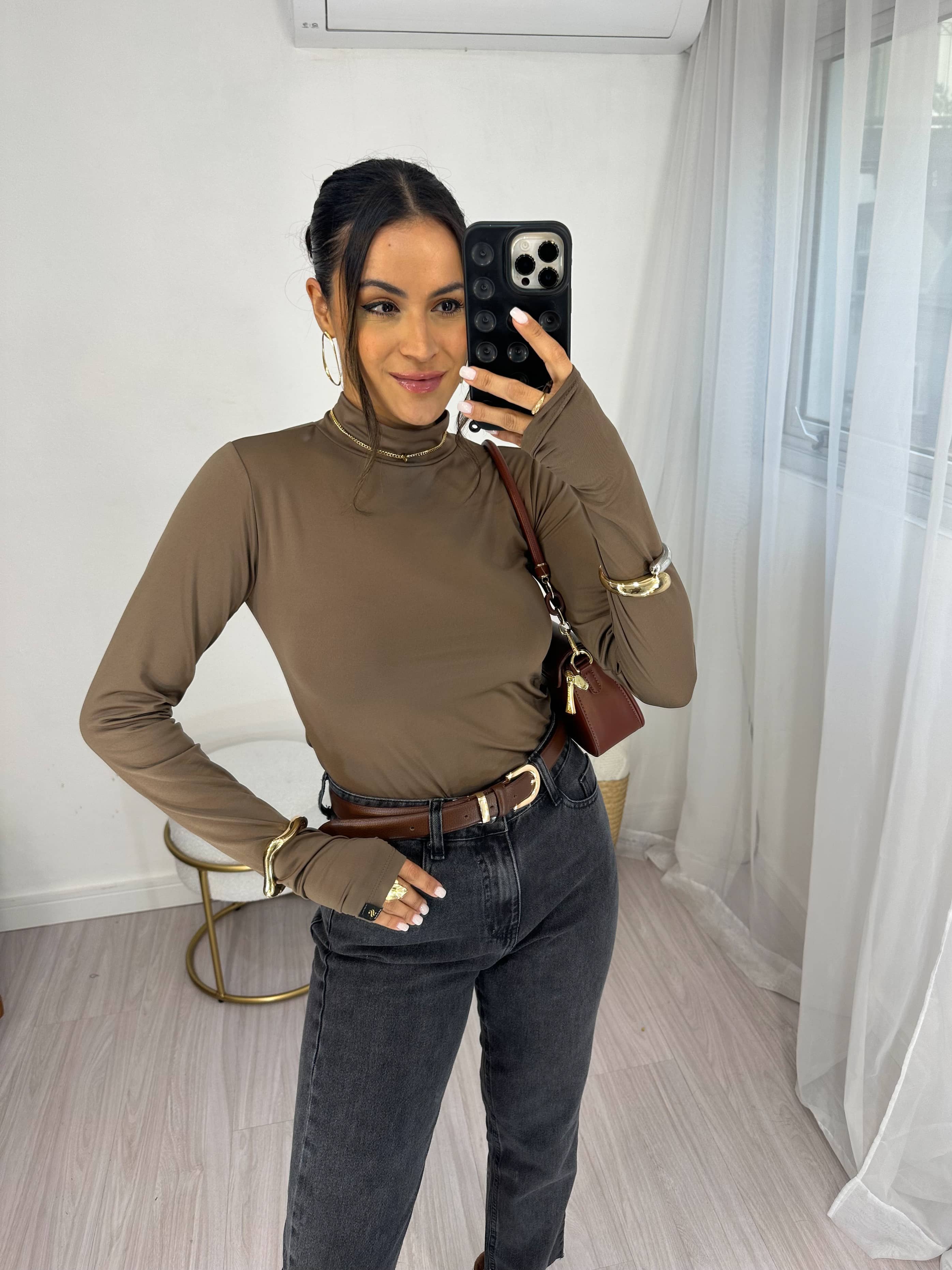 Blusa Térmica Natana Café