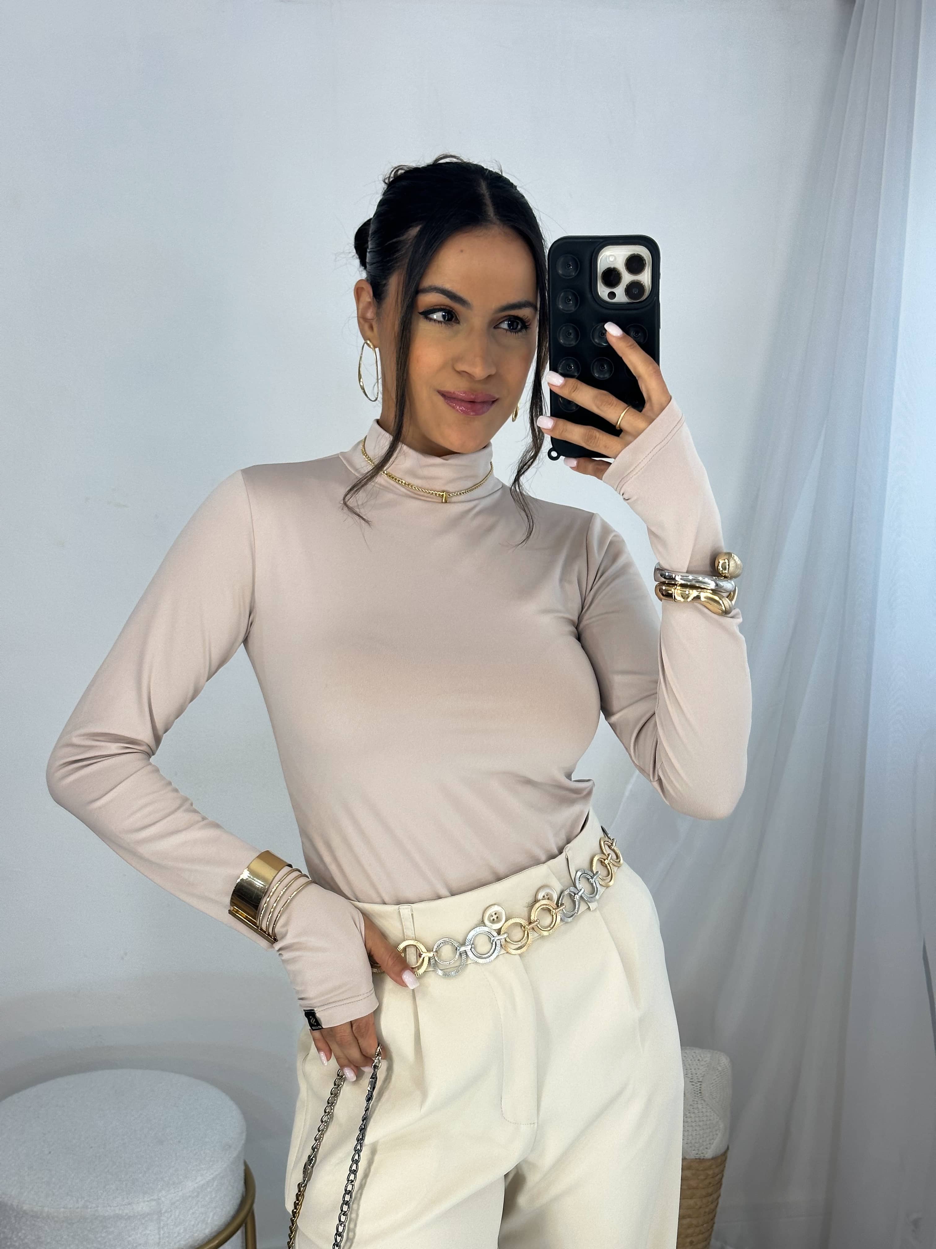 Blusa Térmica Nude Natana