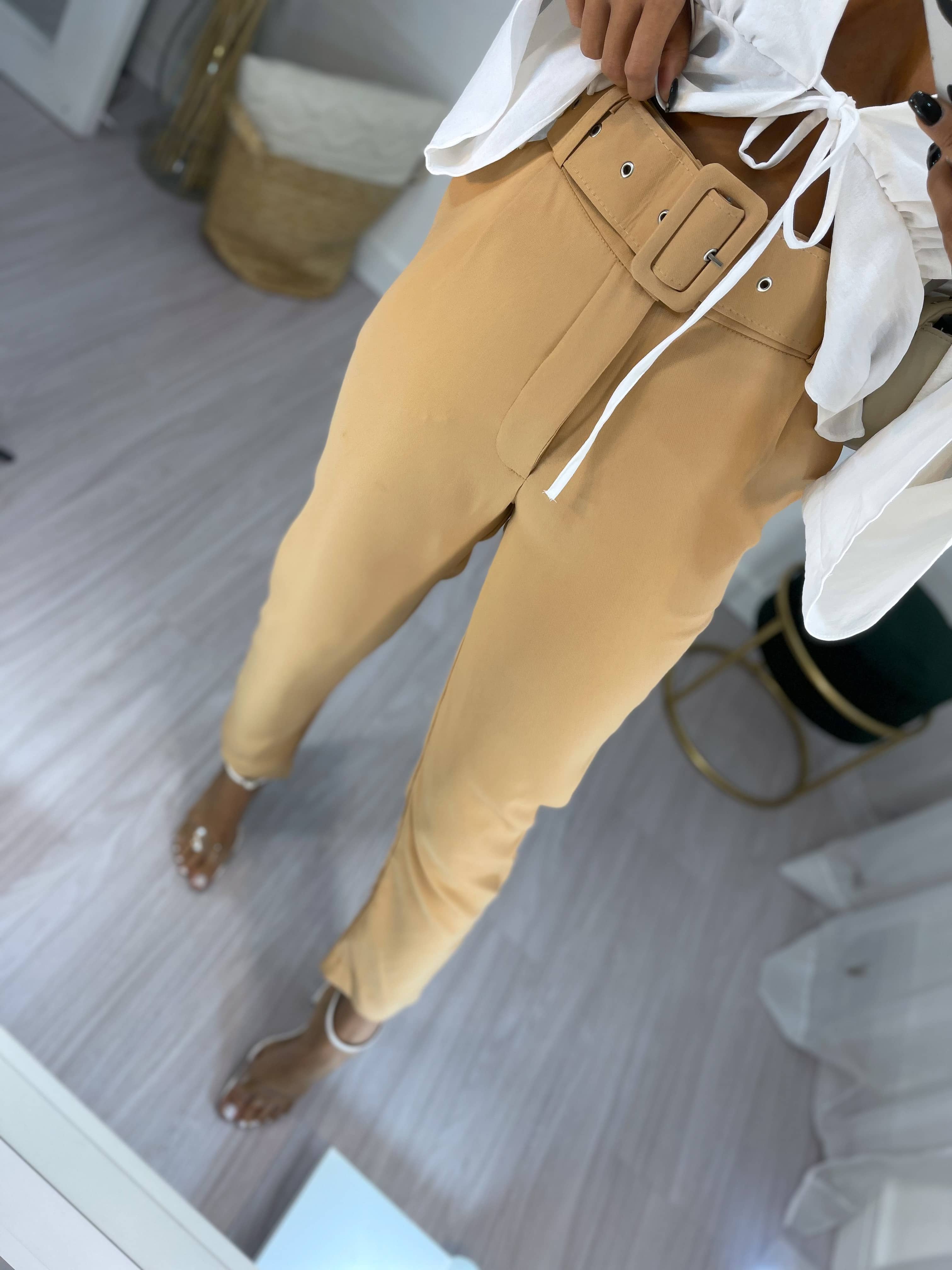 Calça Alfaiataria Giulia Nude