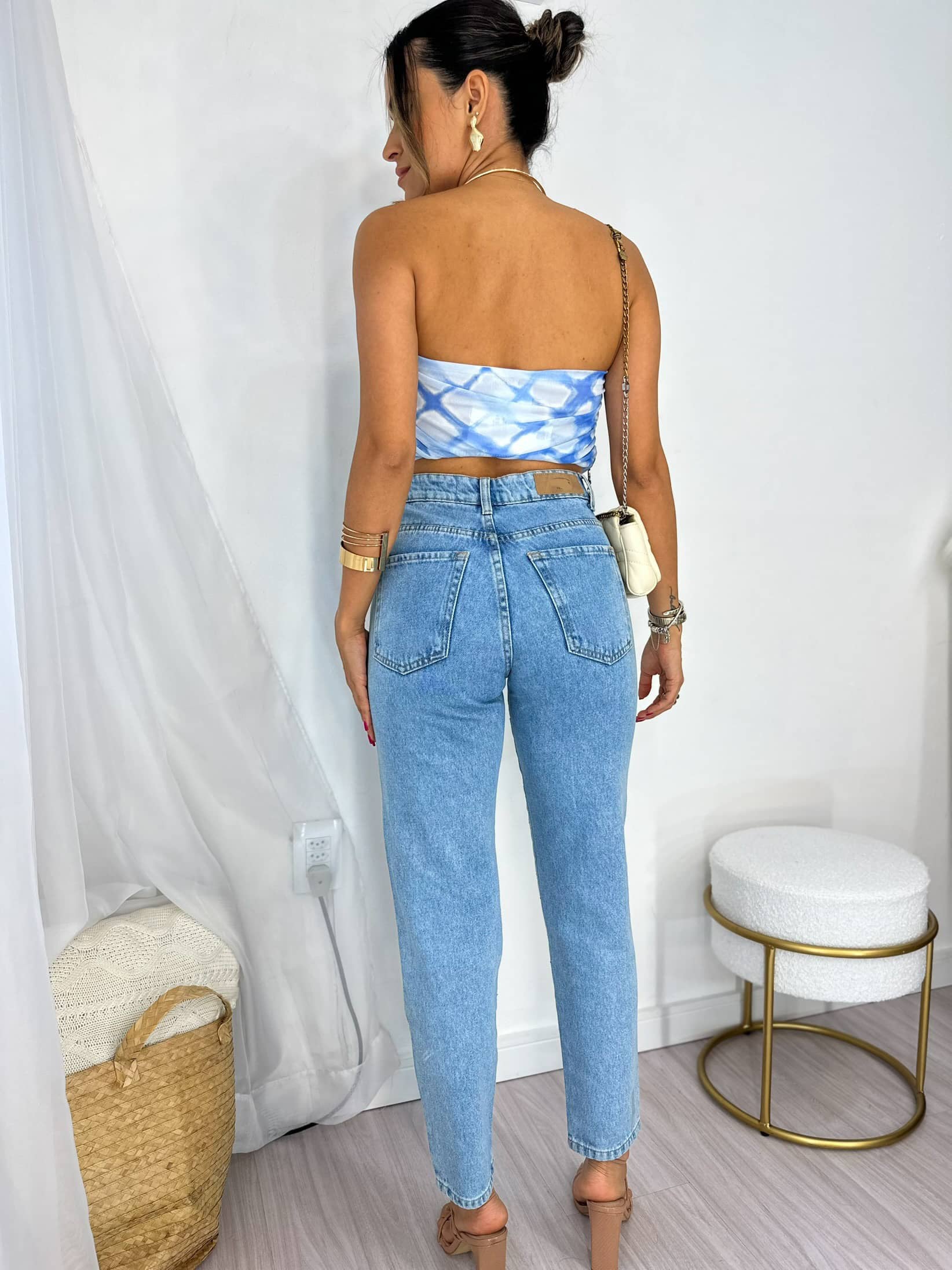 Calça Jeans Mom Rosy