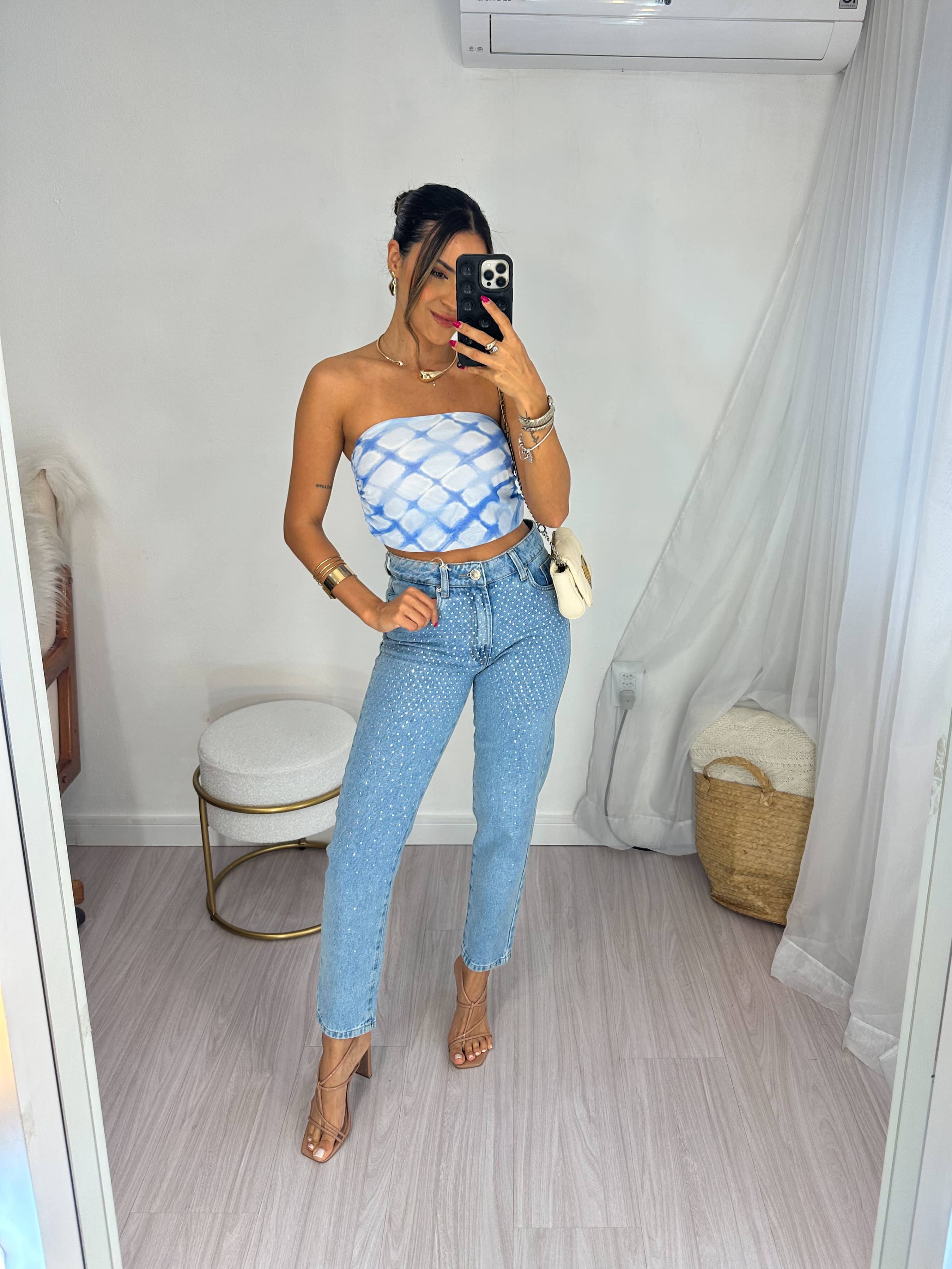 Calça Jeans Mom Rosy