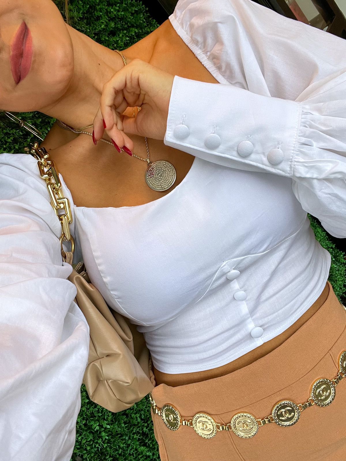 Blusa Off White Taise