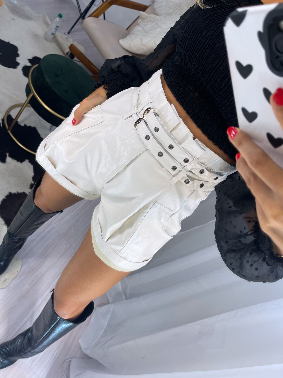 Short Elisa Off White