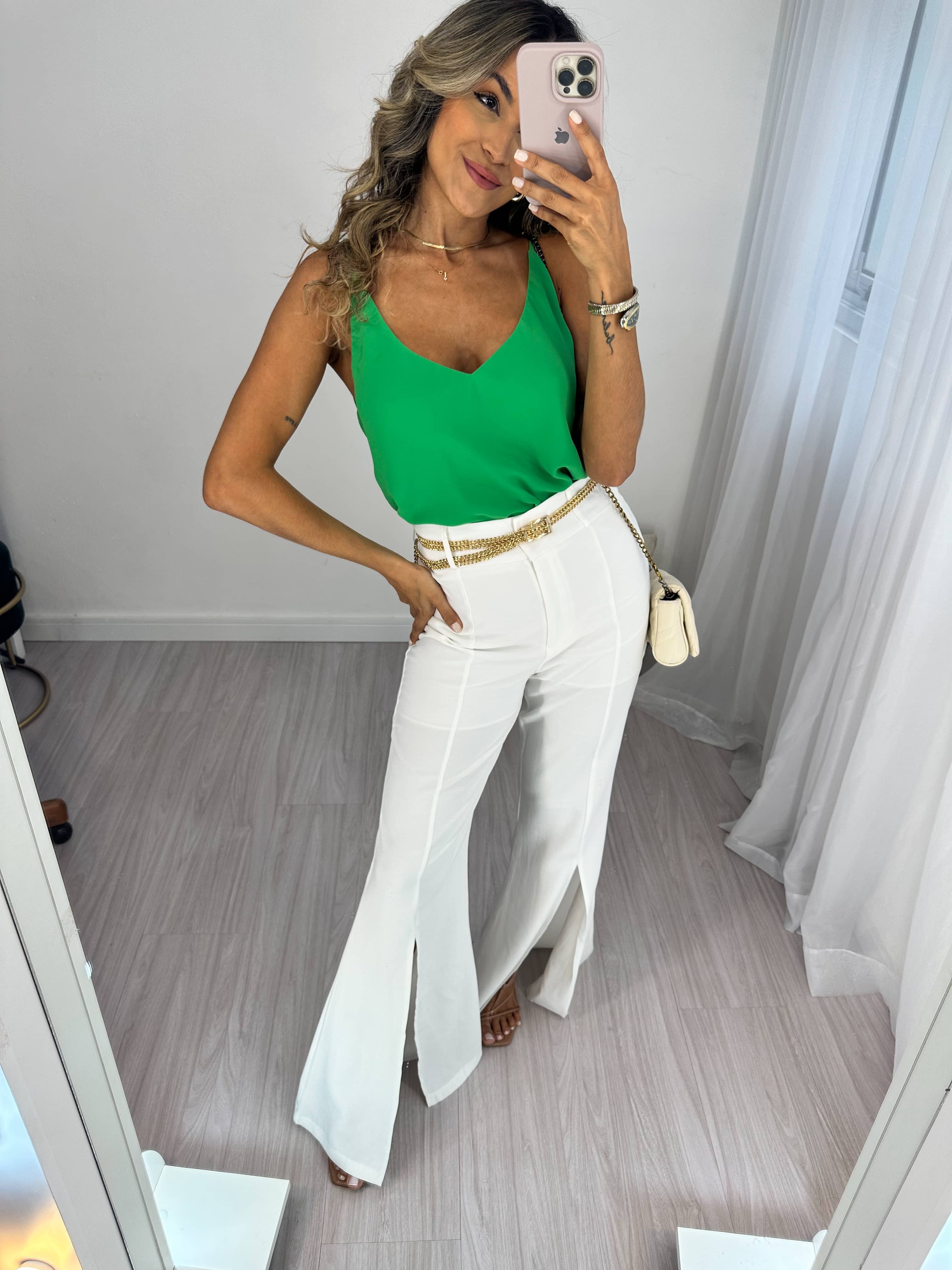 Blusa Verde Suelen