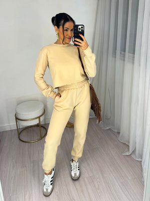 Conjunto Moletom Joger Suly Nude