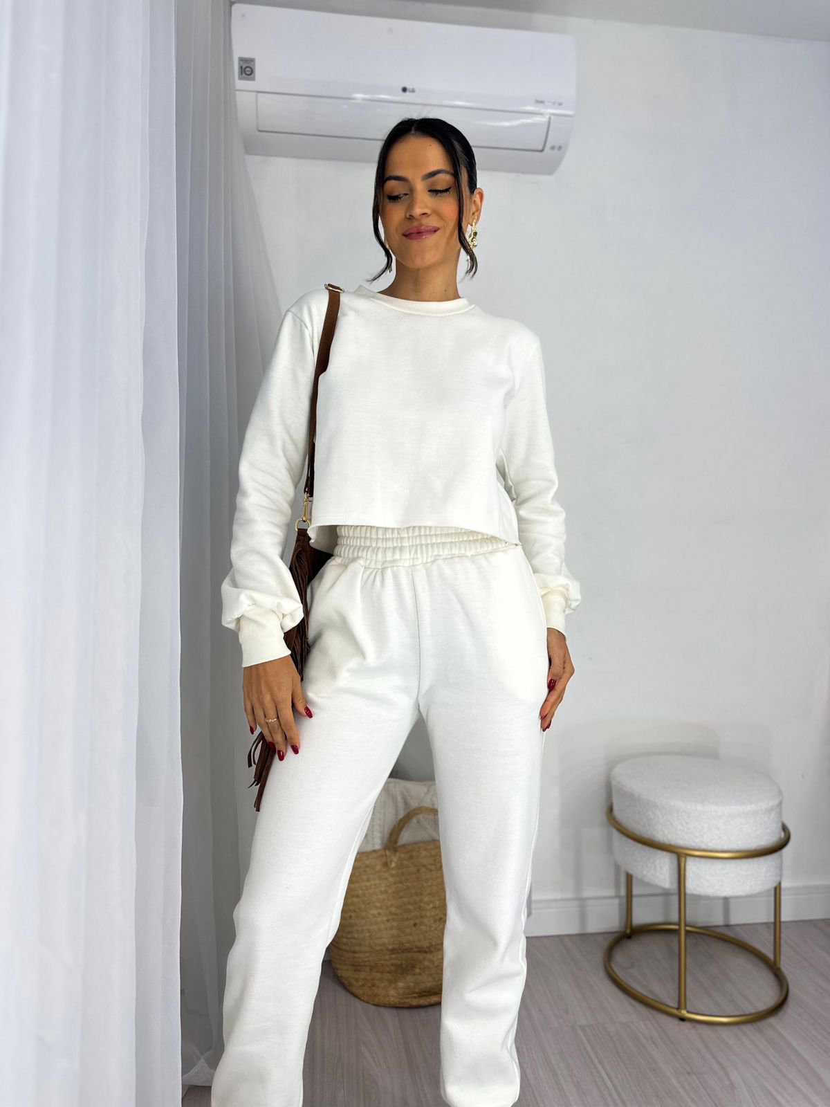 Conjunto Moletom Joger Off Suly