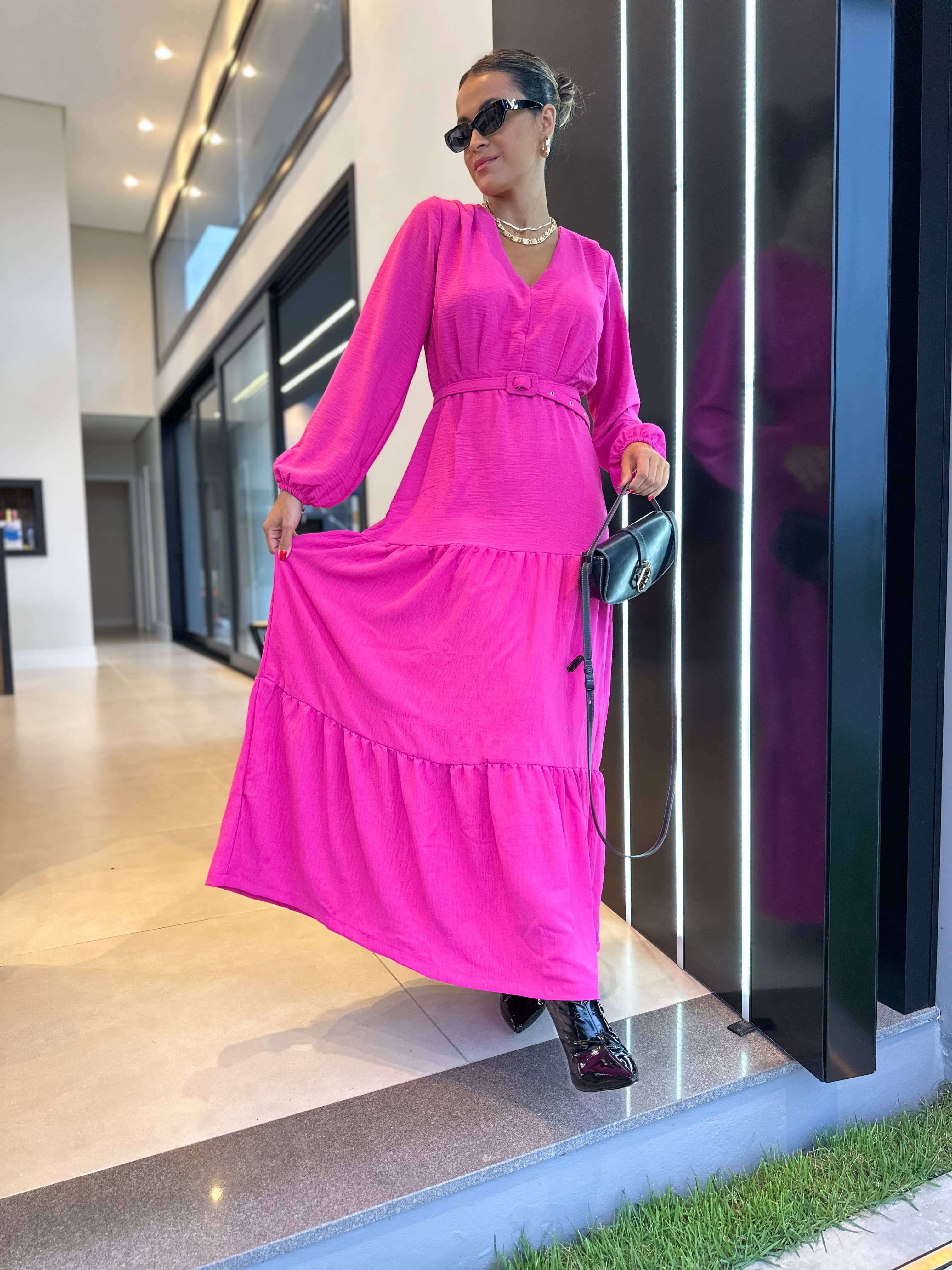 Vestido Rosa Tassi