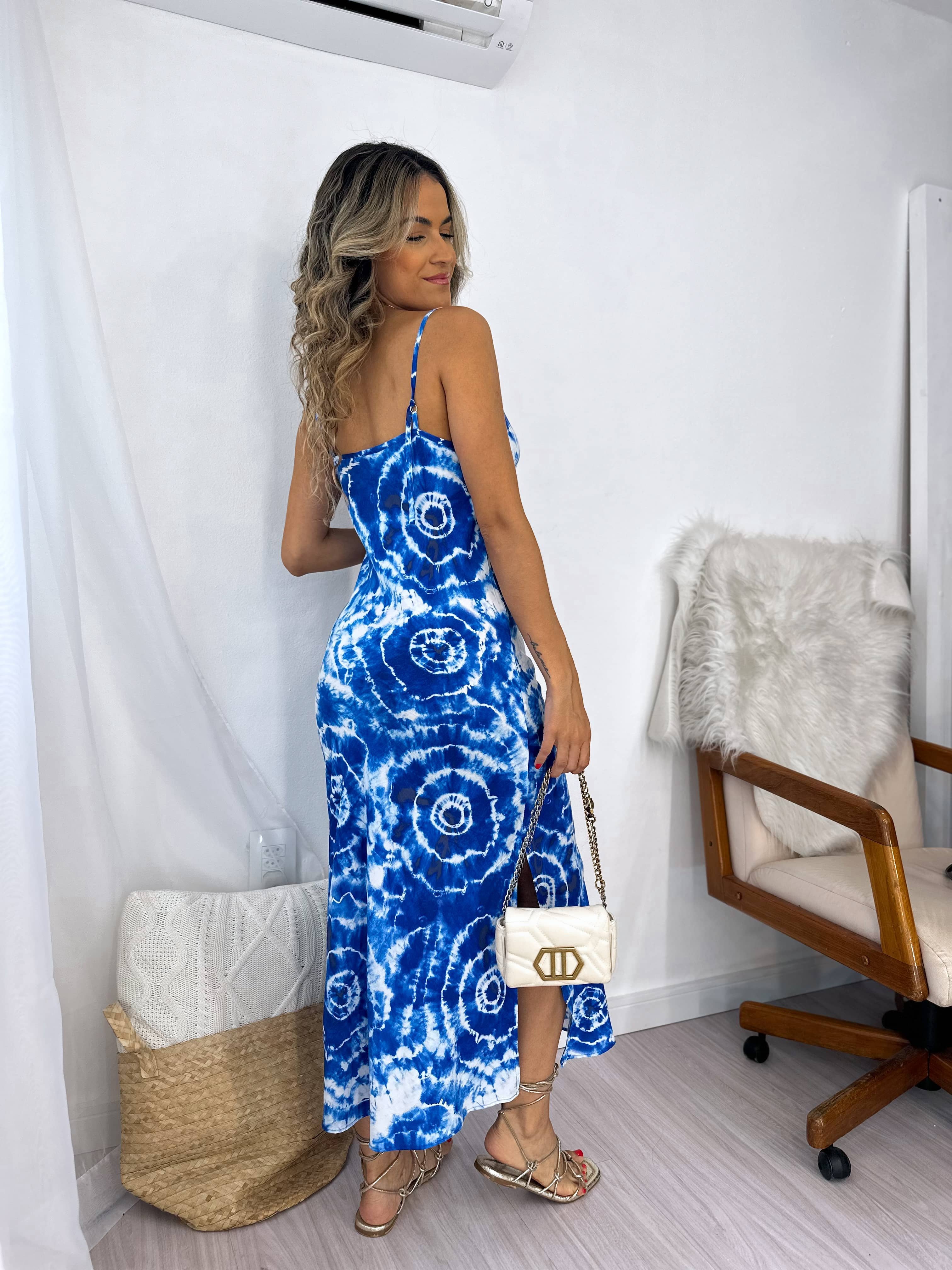 Vestido Azul Thaina