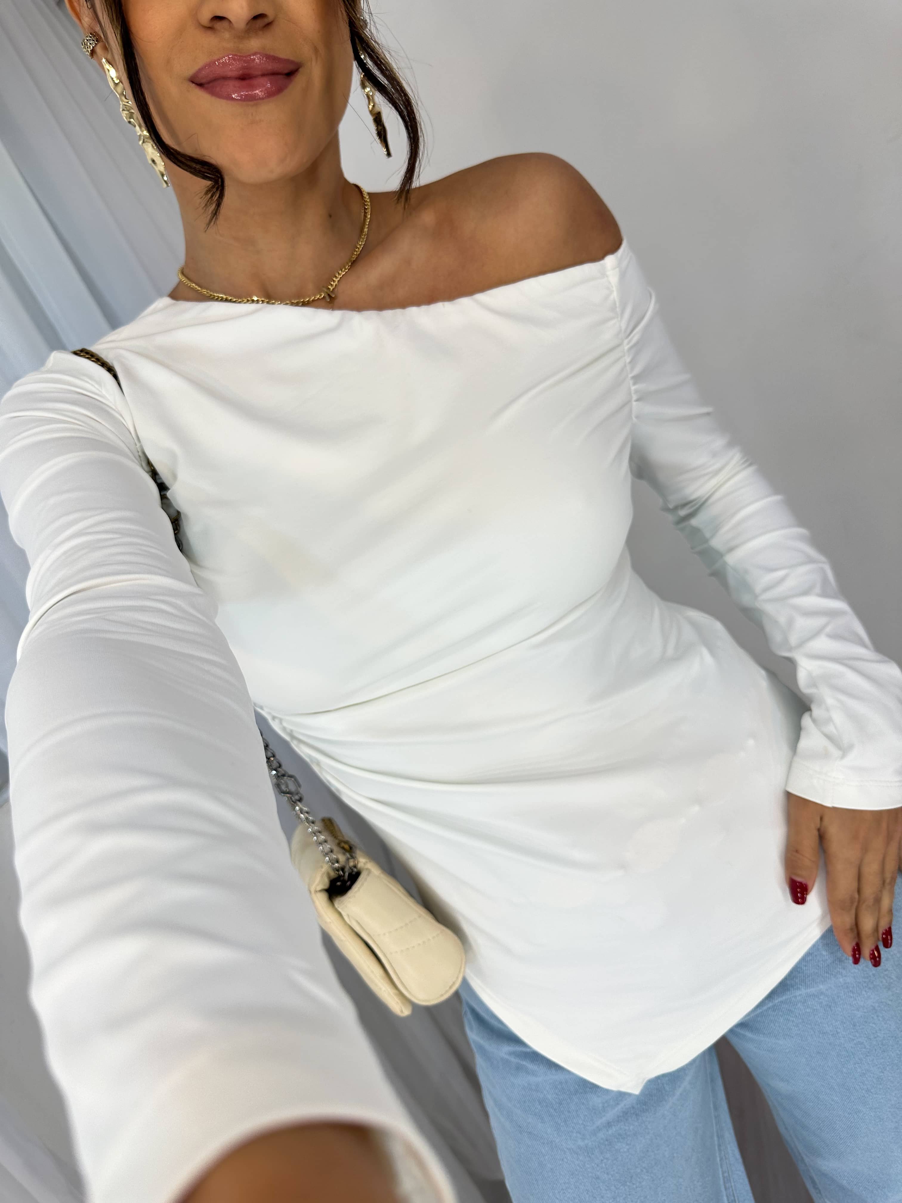 Blusa Ombro a Ombro Thaly Off