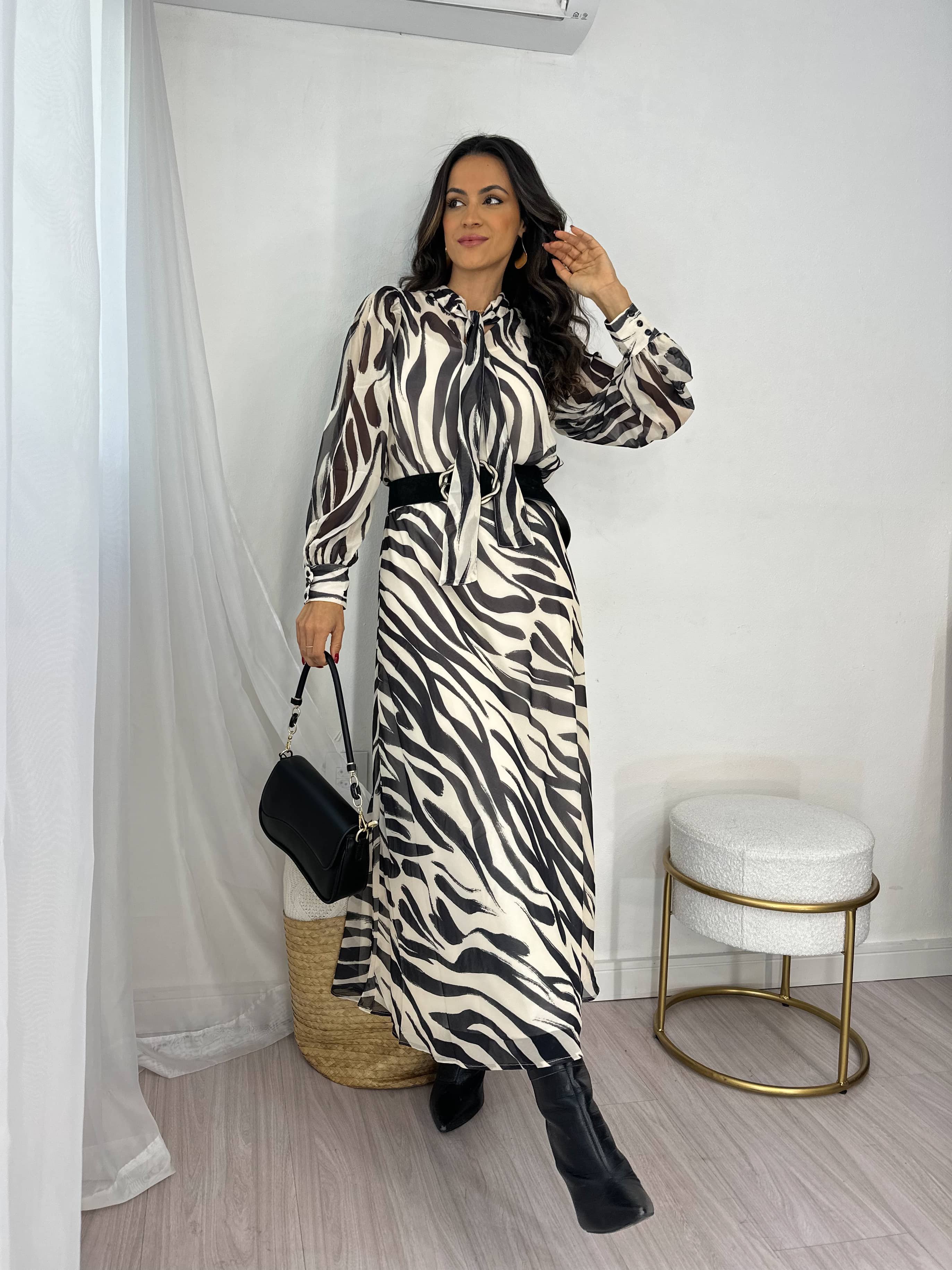 Saia Midi Zebra Tifa