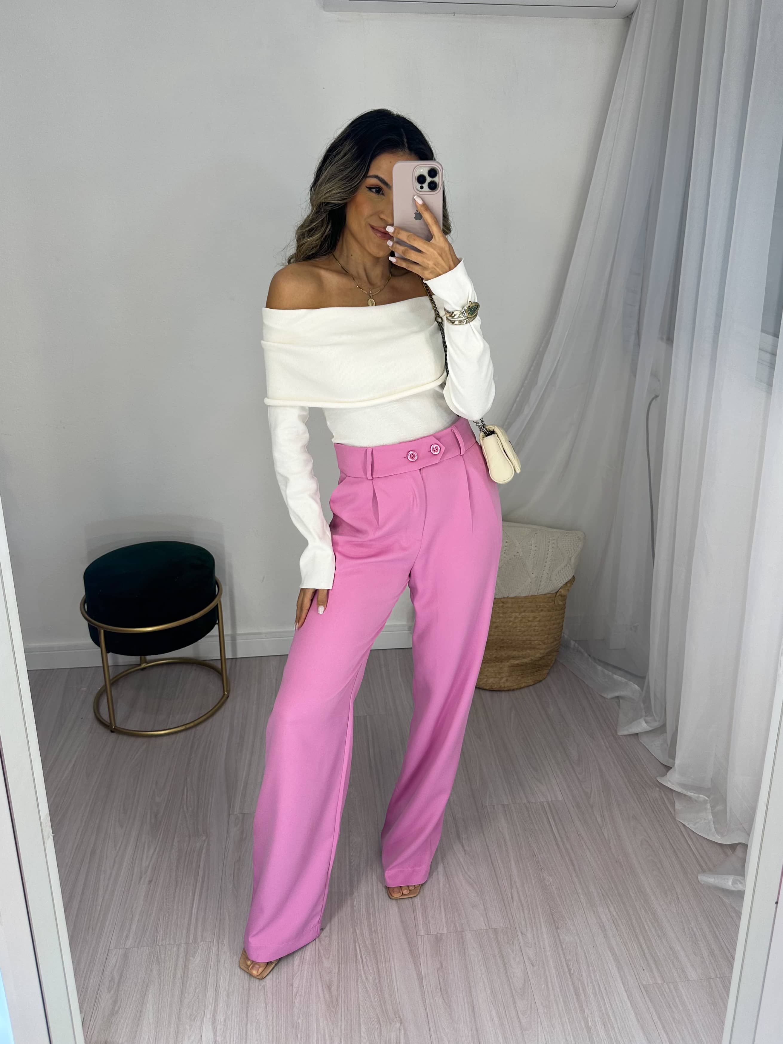 Calça Alfaiataria Tuty Rosa Ballet