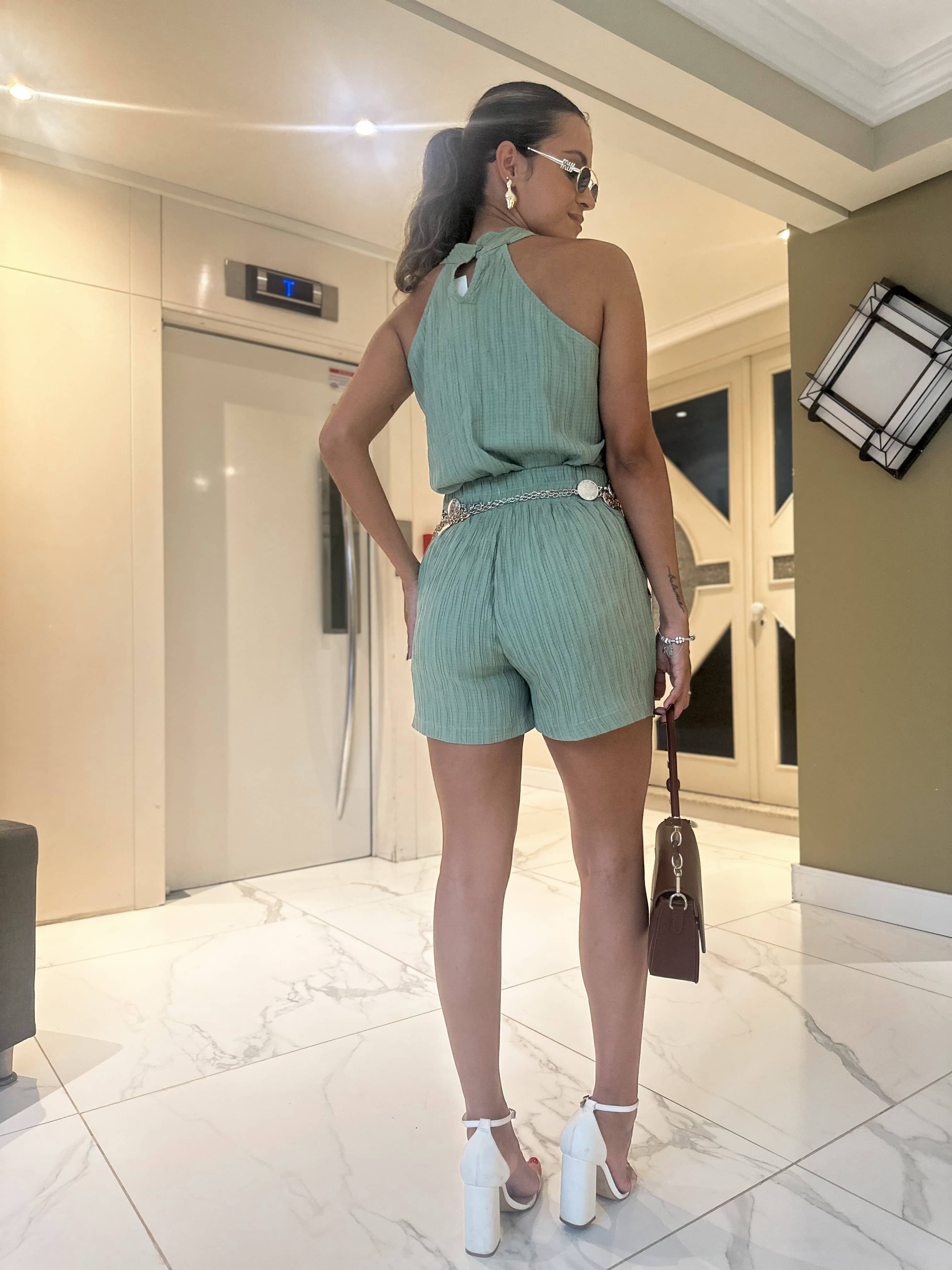 Conjunto Verde Viviane