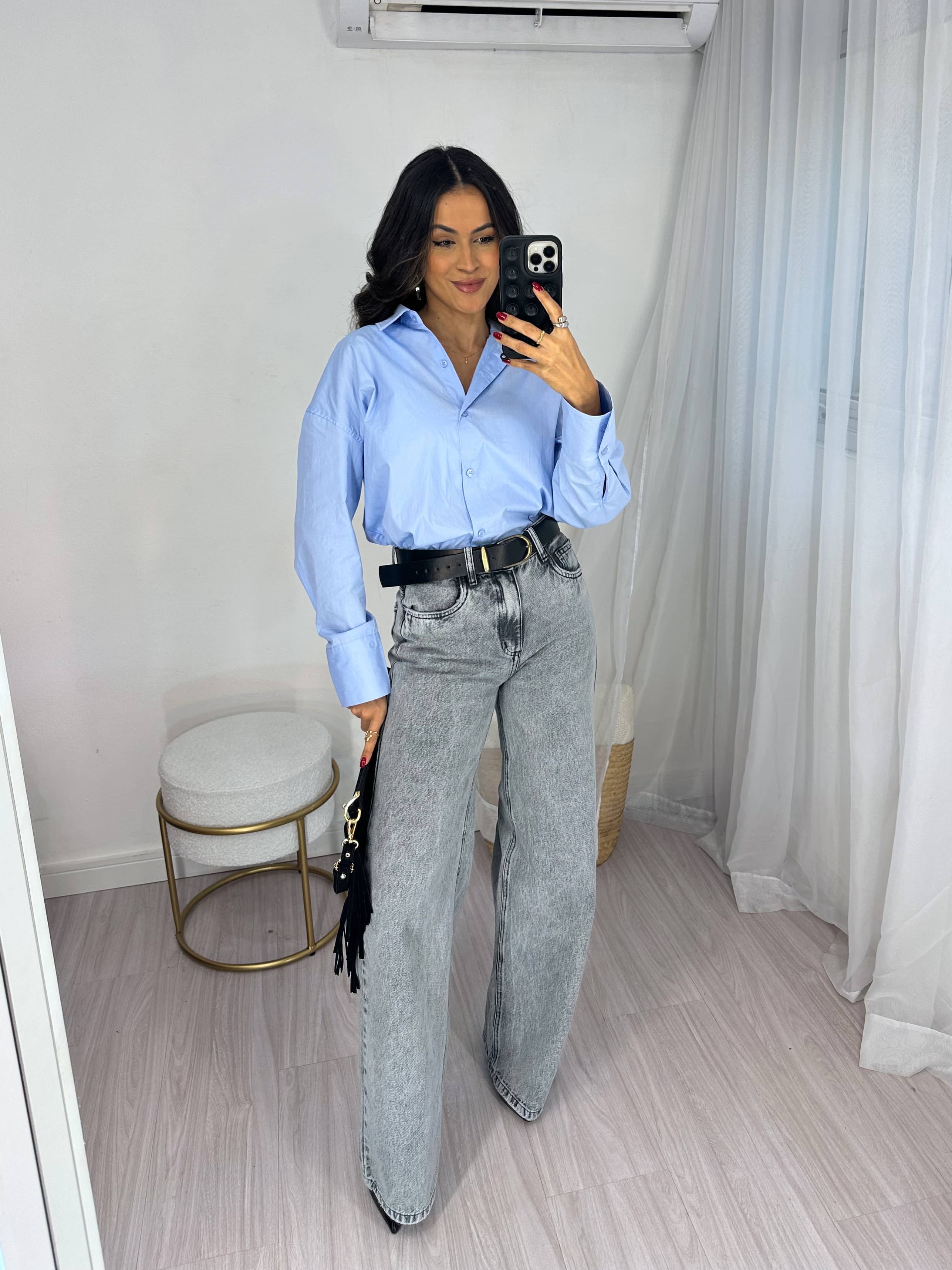 Camisa Azul Bebe Volve