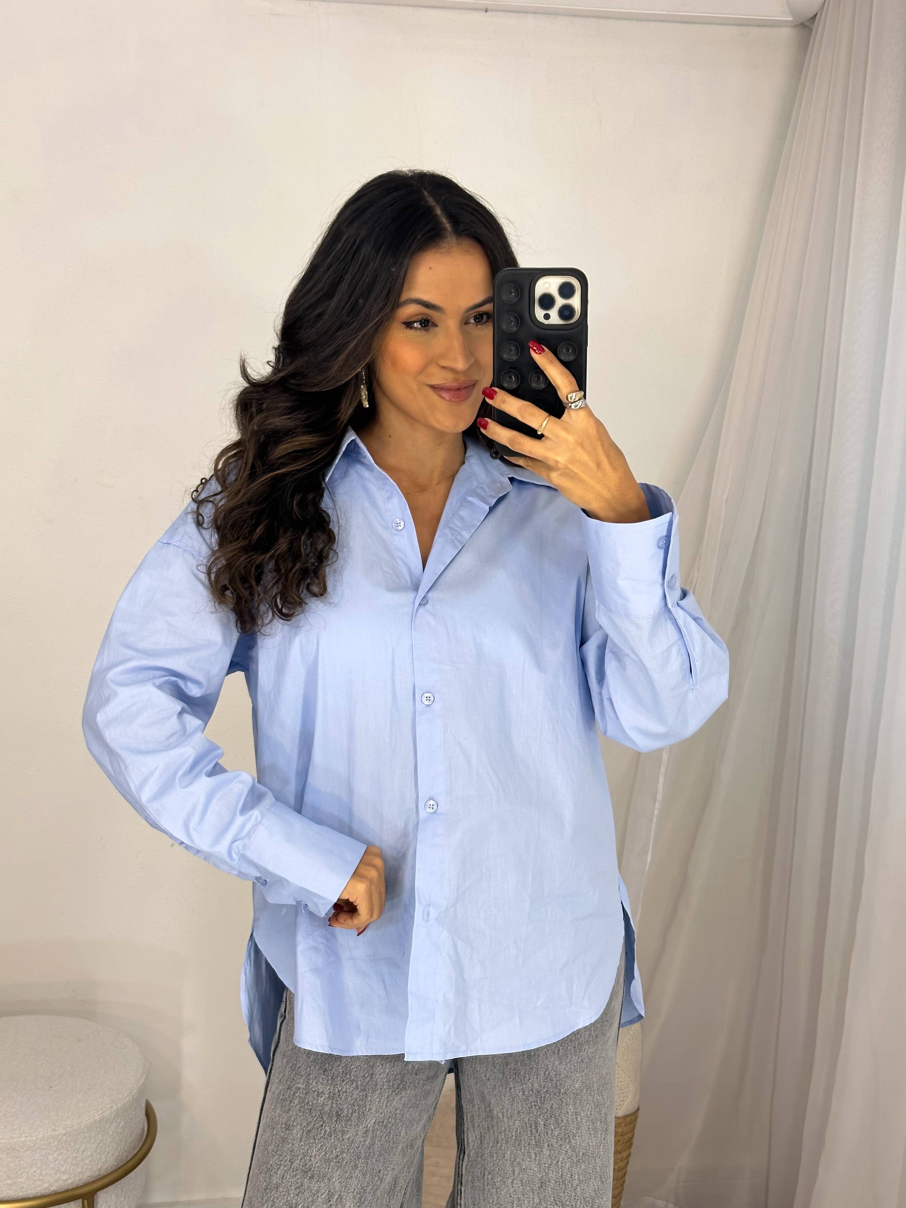 Camisa Azul Bebe Volve