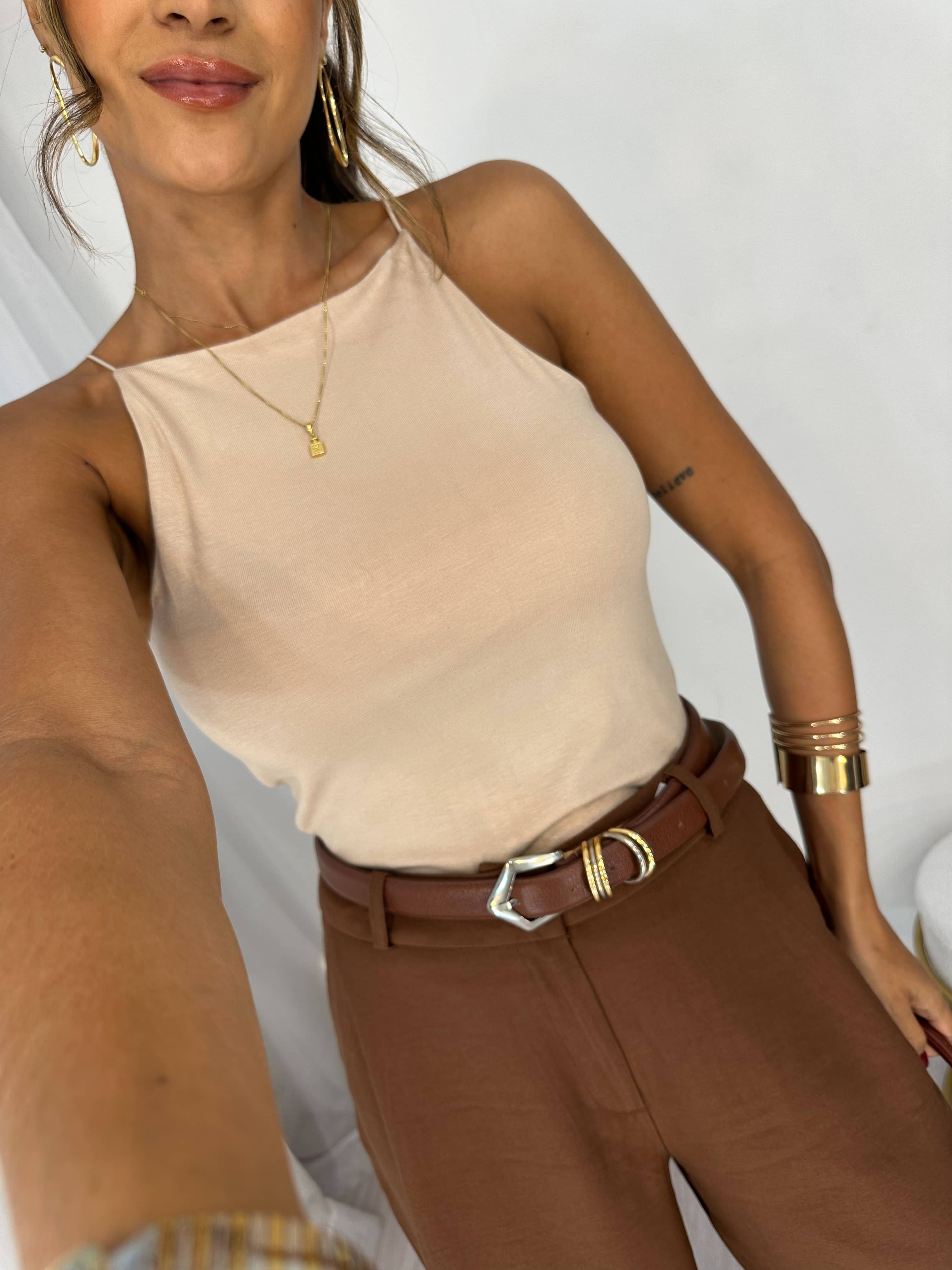 Blusa Nude Zaara
