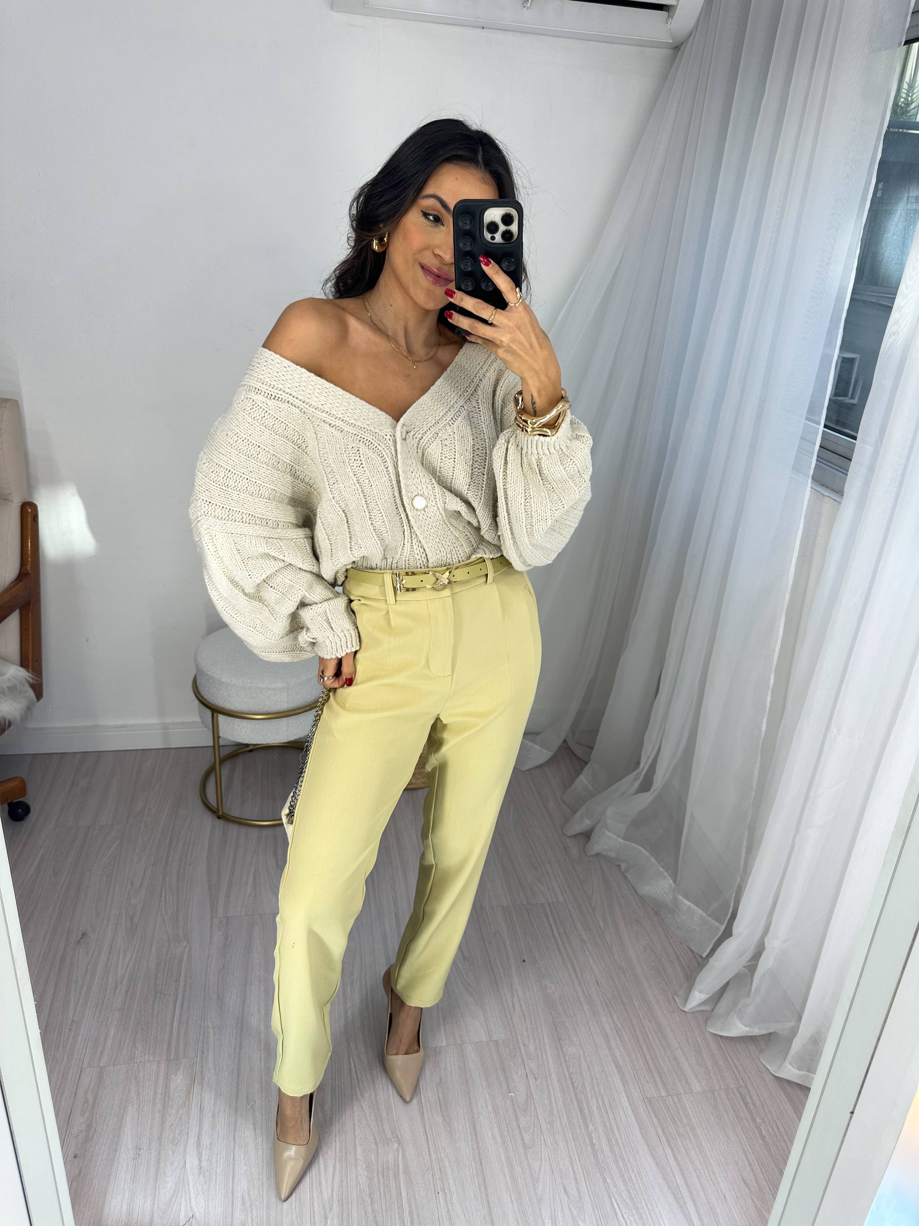 Calça Alfaiataria Zhara Verde